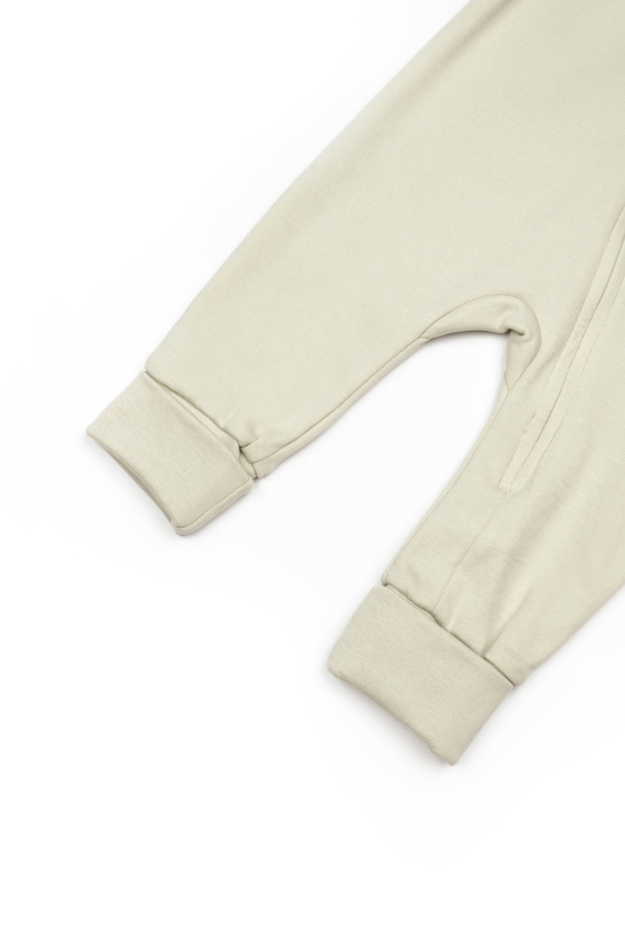 Zippered Romper - Soft Green