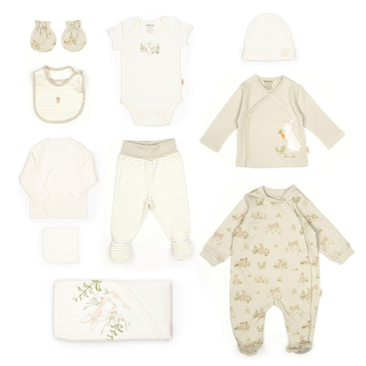 Newborn Set Bunny 10 PCS - 100% Organic Cotton
