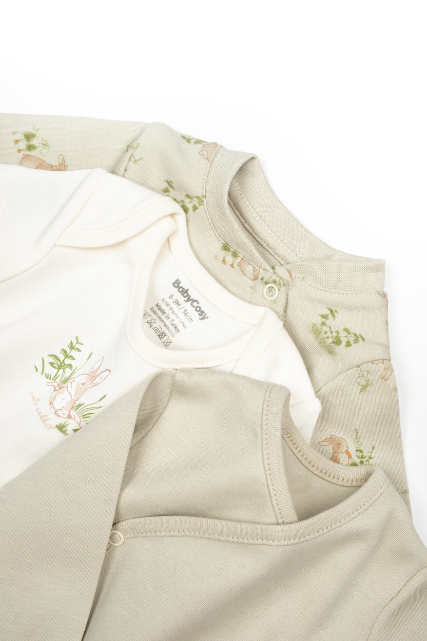 Newborn Set Rabbit 10 PCS - 100% Organic Cotton