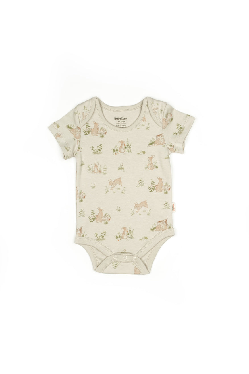 3 PCS Short Sleeve Body - 100% Organic Cotton