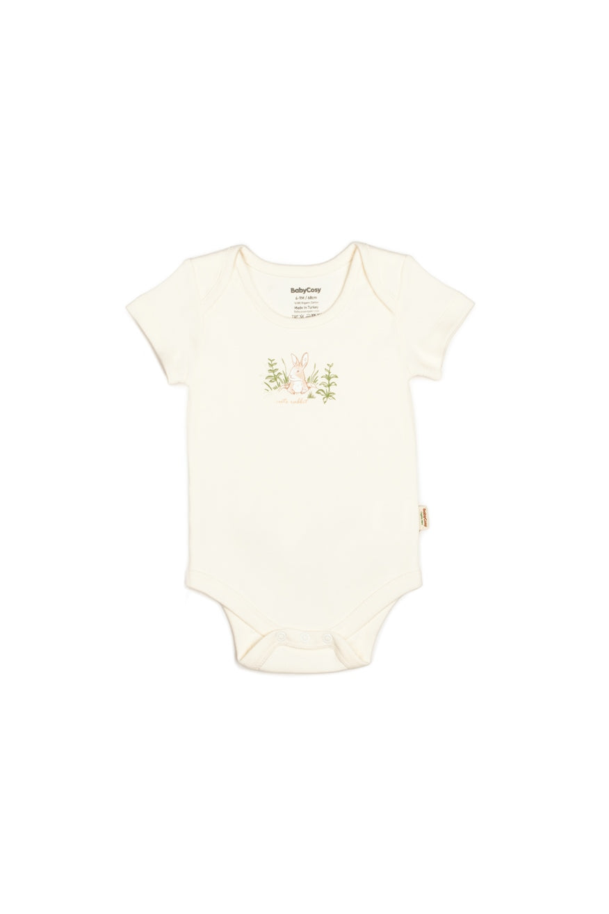 3 PCS Short Sleeve Body - 100% Organic Cotton