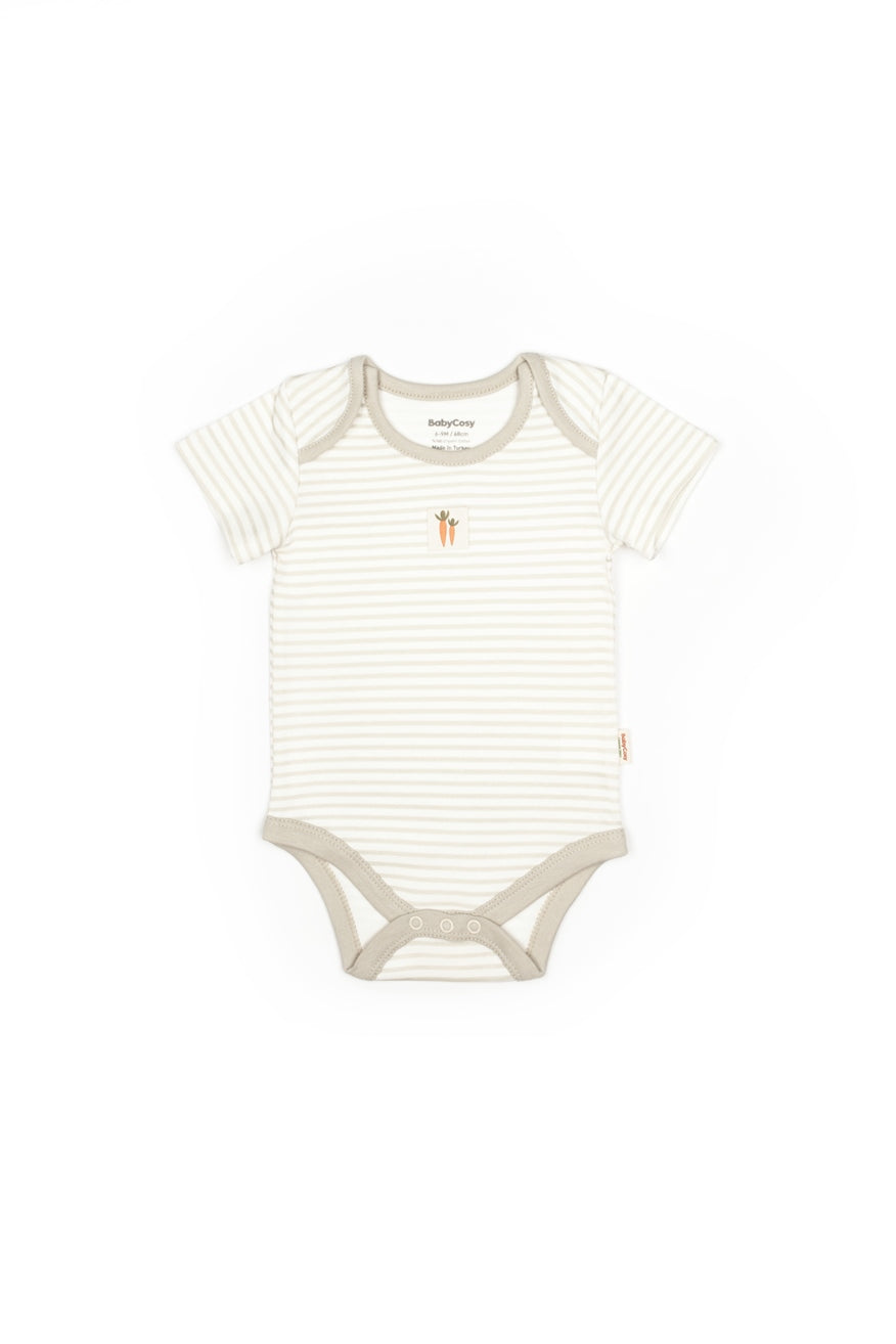 3 PCS Short Sleeve Body - 100% Organic Cotton