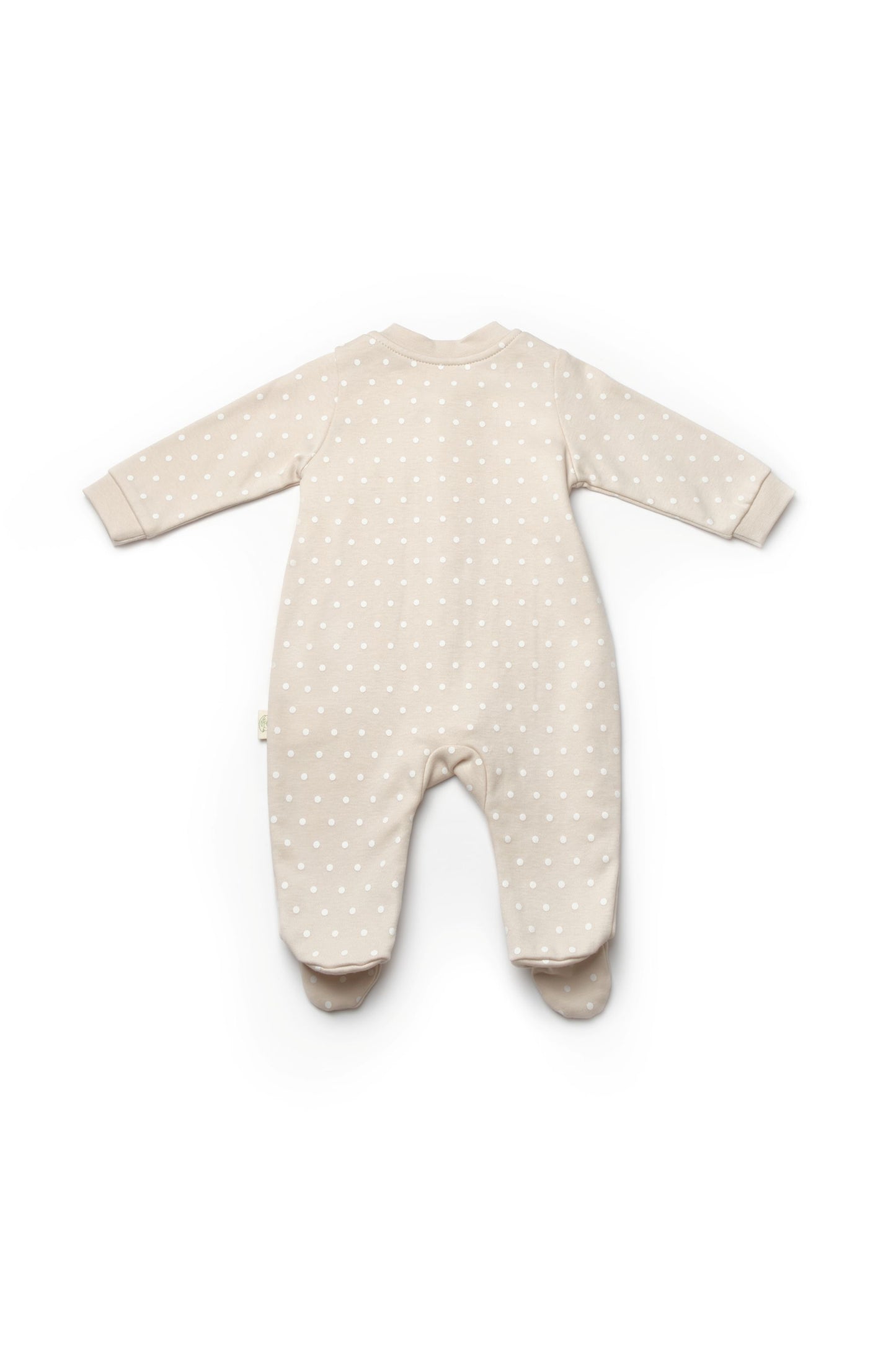 2 Pcs Footed Rompers - 100% Organic Cotton