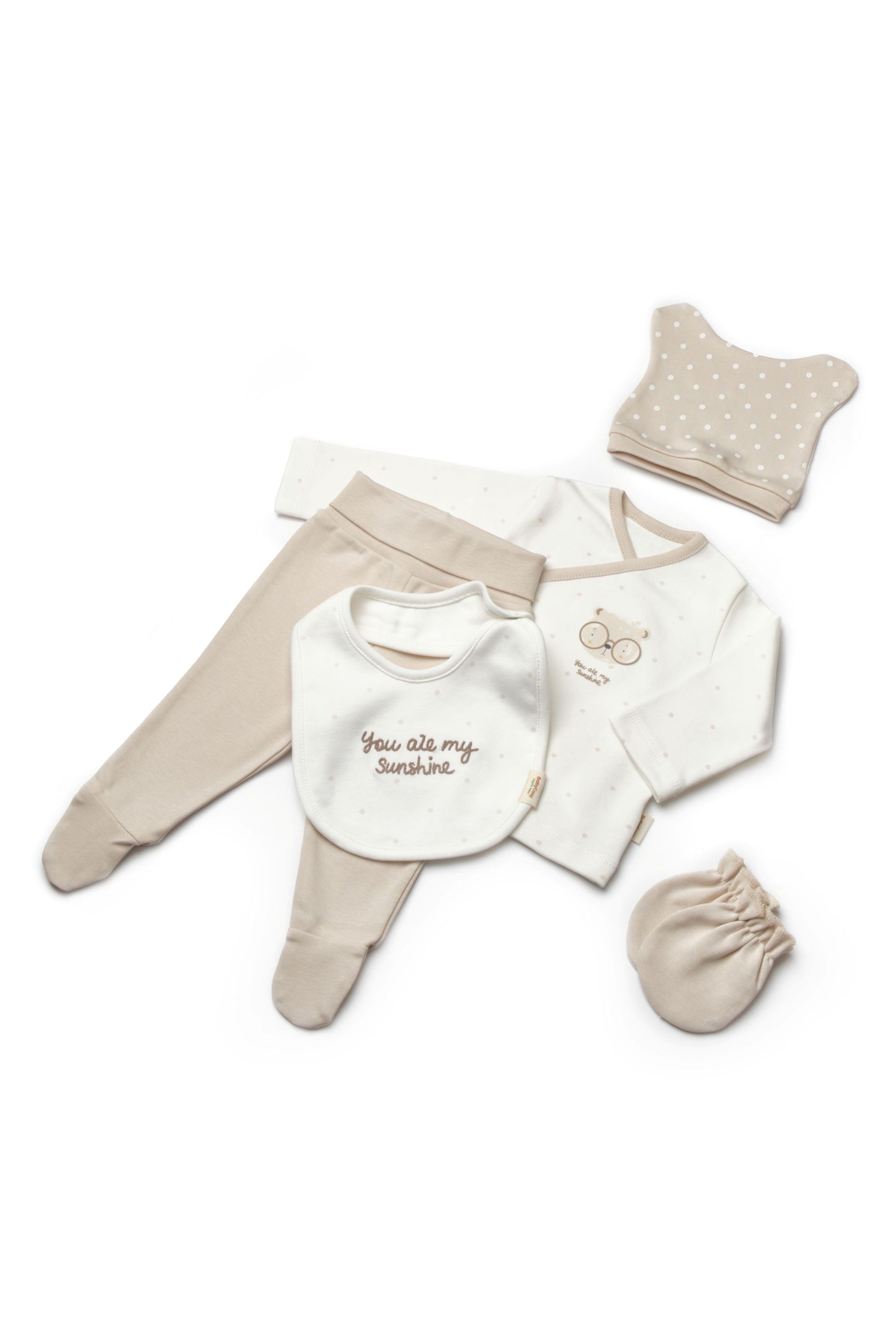 Newborn Set Bear 5 PCS - 100% Organic Cotton