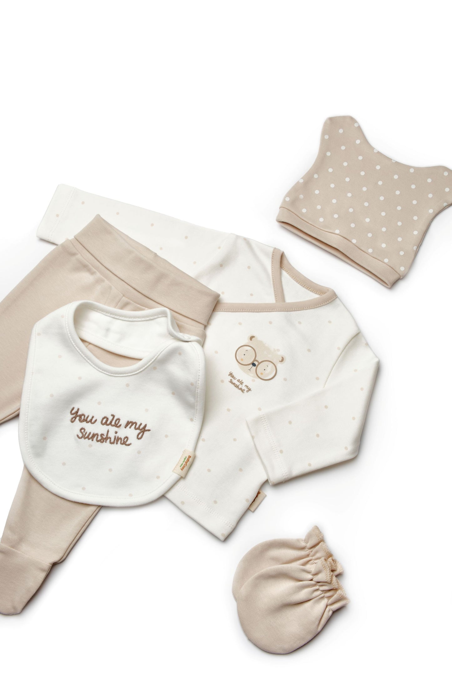 Newborn Set Bear 5 PCS - 100% Organic Cotton