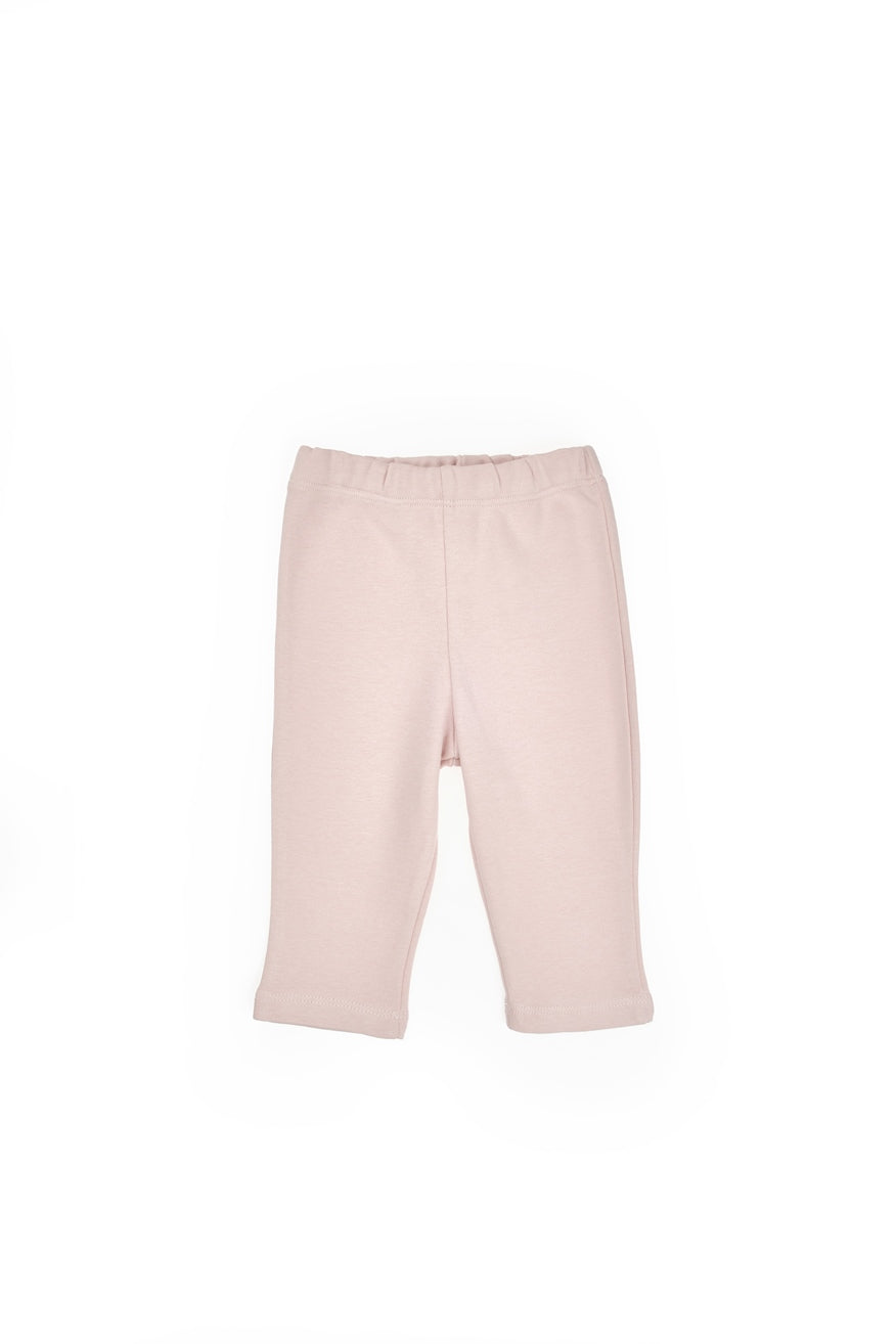 Sweatshirt & Pants Ribbon Set - Pink-Powder - 100% Organic Cotton - 3-24M