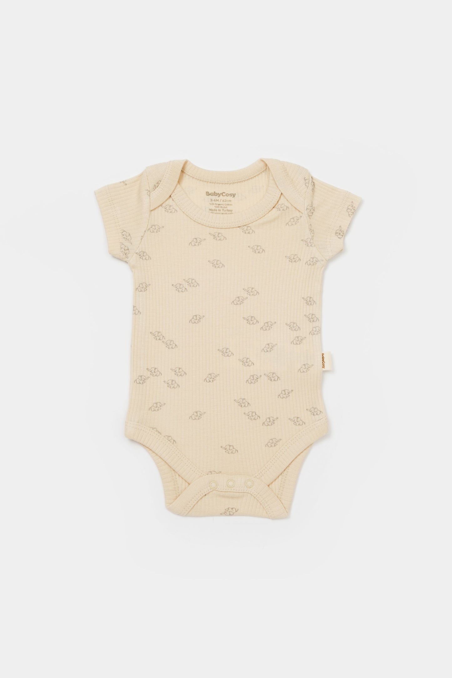 2 PCS Short Sleeve Body - Stone / Apricot
