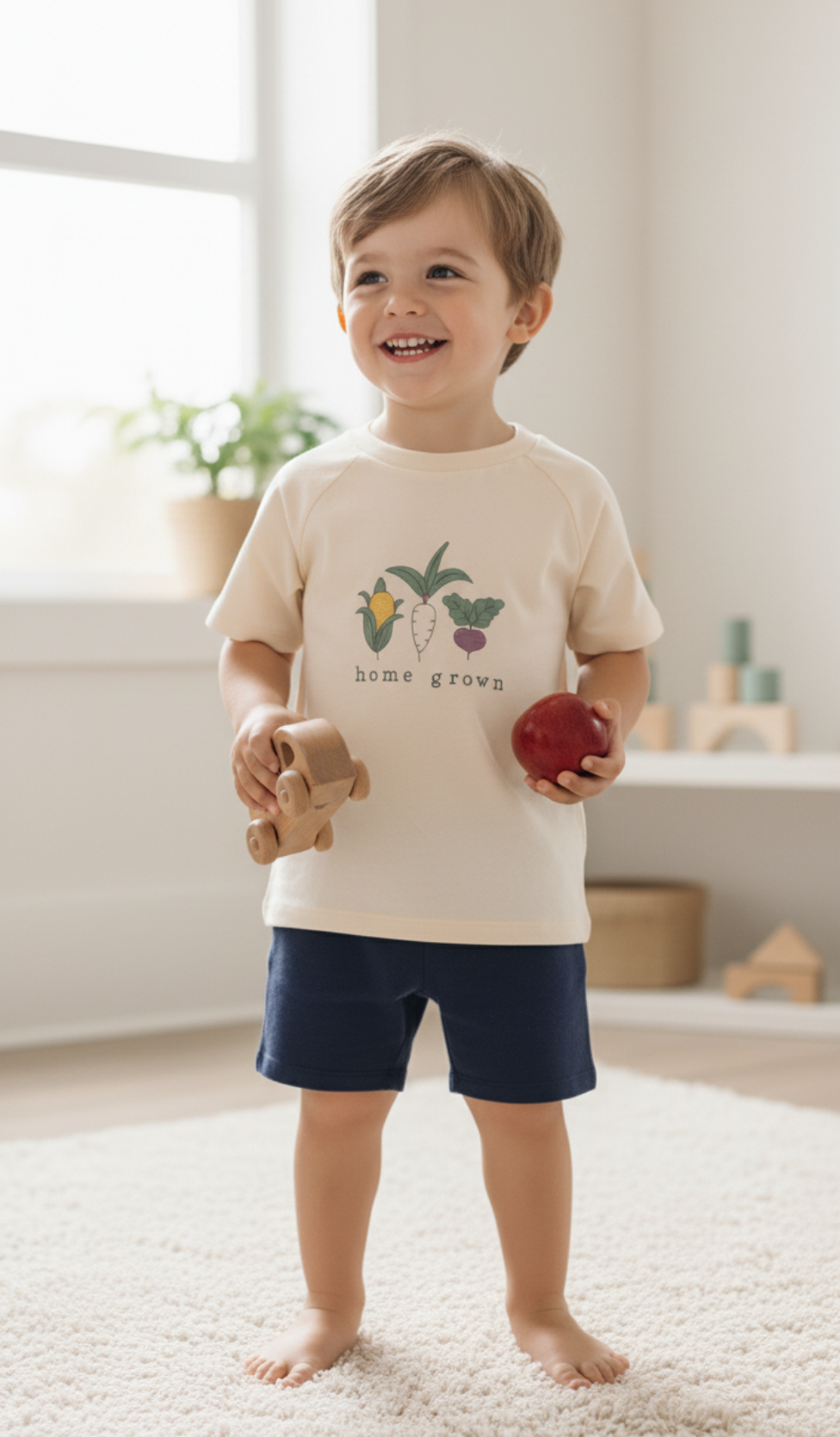 "Home Grown" Summer Short and T-Shirt Set