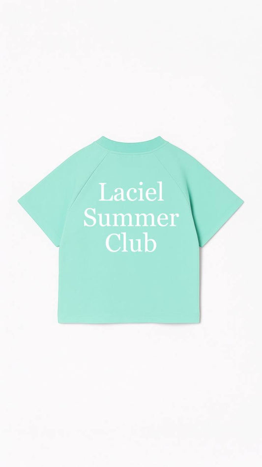 Turquoise Tshirt - LaCiel Summer Club - 3-10Y