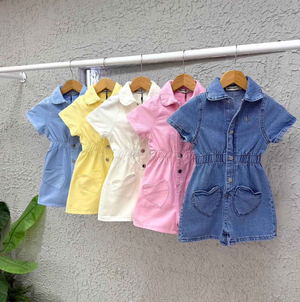 The Yellow Denim Overall - 3-10Y