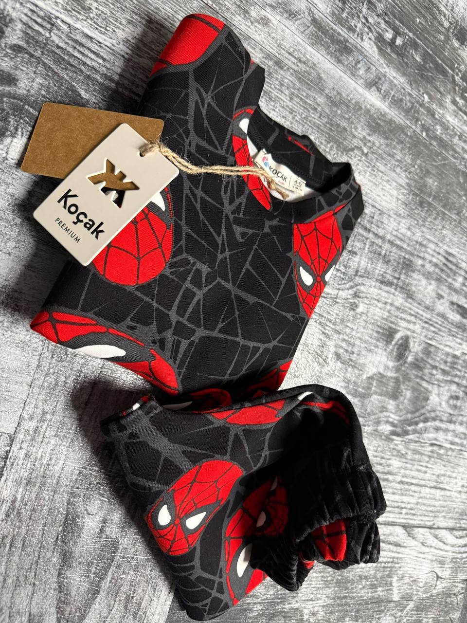 Boy Interlock Cotton Pyjamas - Spiderman - 3-8Y
