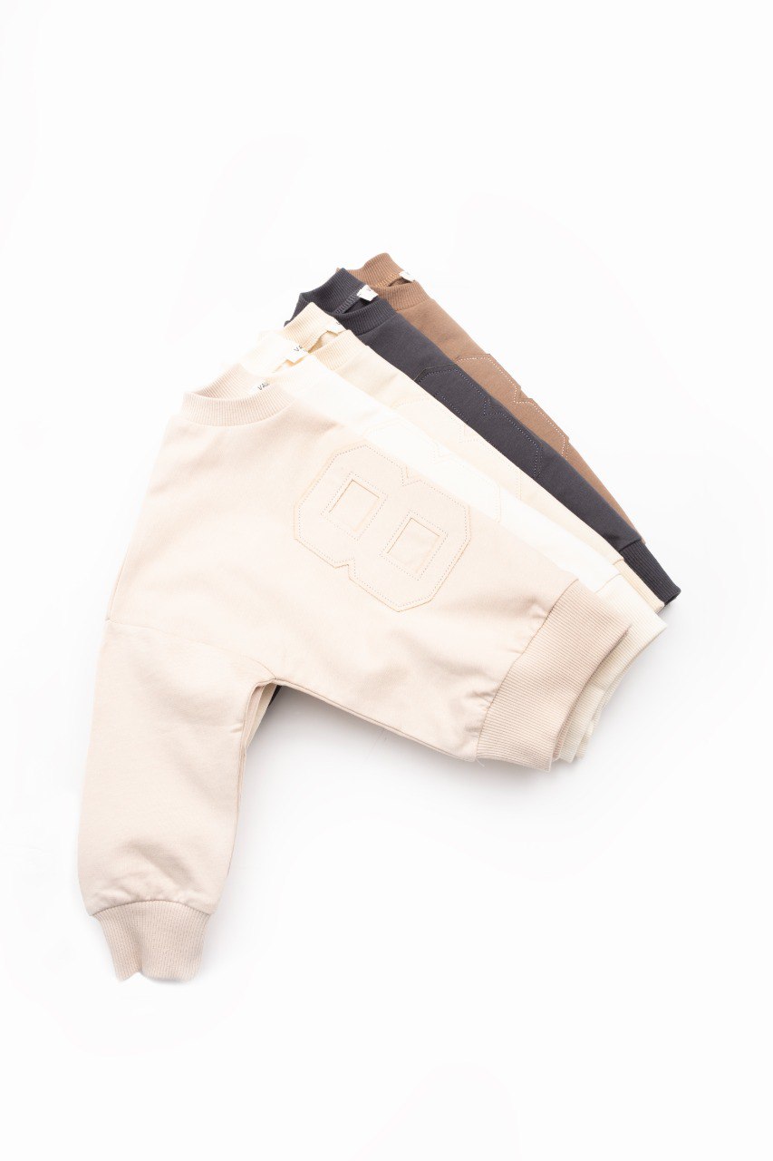 The 80 Style Pullover - Off-White/Beige/Nude Pink - 1-6Y