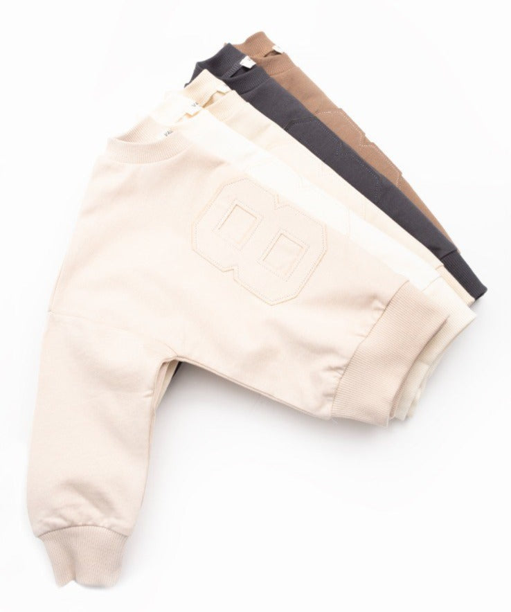 The 80 Style Pullover - Off-White/Beige/Nude Pink - 1-6Y