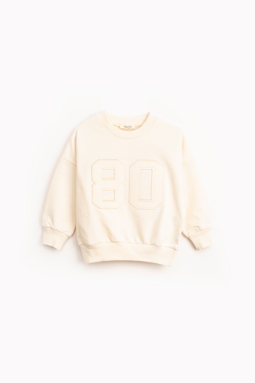 The 80 Style Pullover - Off-White/Beige/Nude Pink - 1-6Y