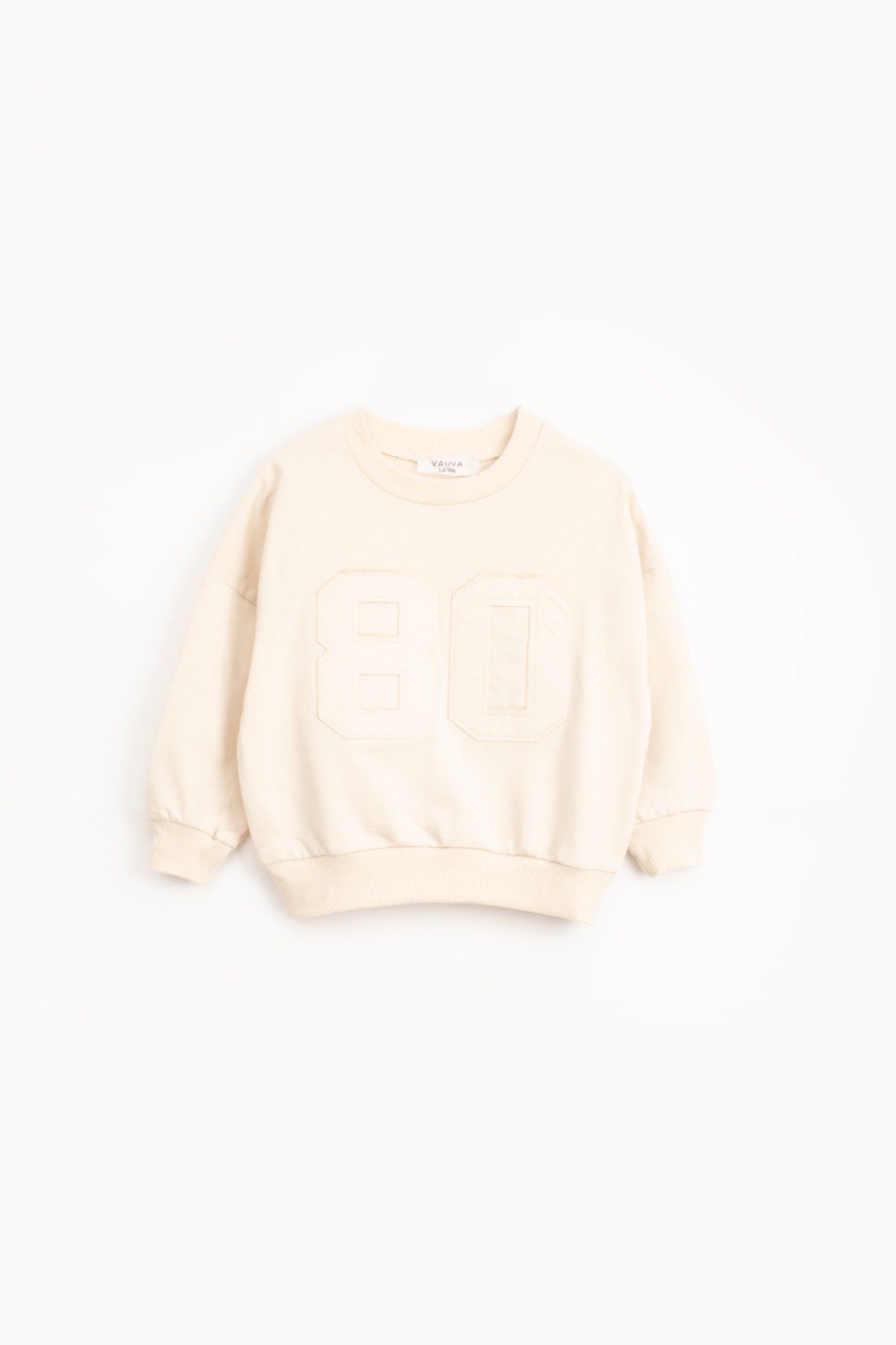 The 80 Style Pullover - Off-White/Beige/Nude Pink - 1-6Y