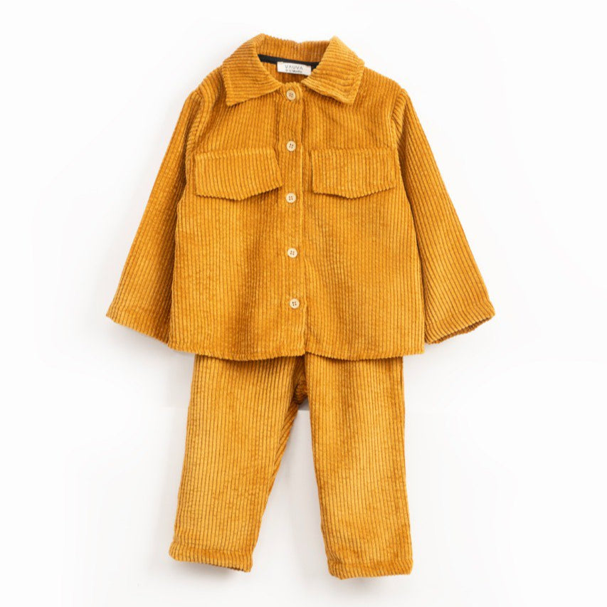 Trails Cord Set - Moutarde- 9M-4Y