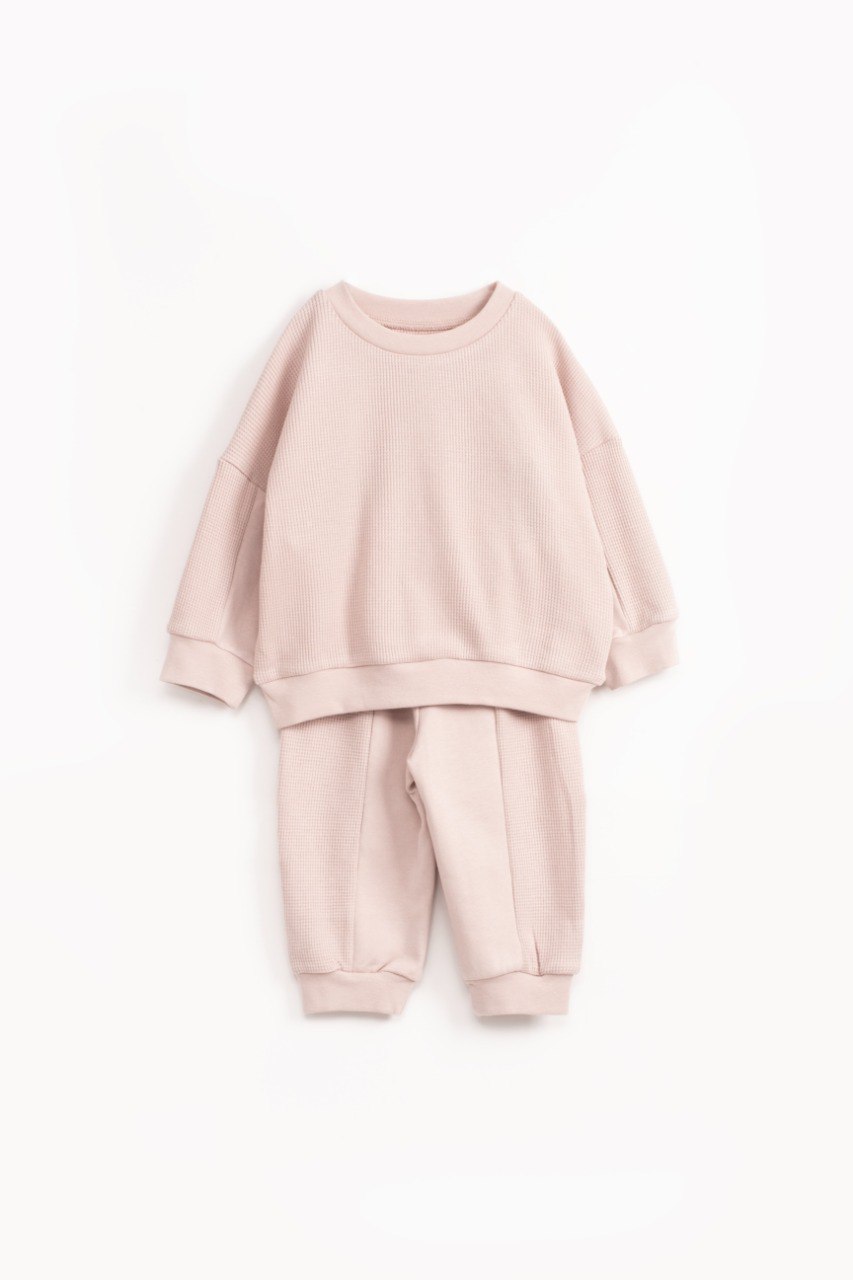 Sweater & Jogger Set - Blue/Beige - 9M-4Y