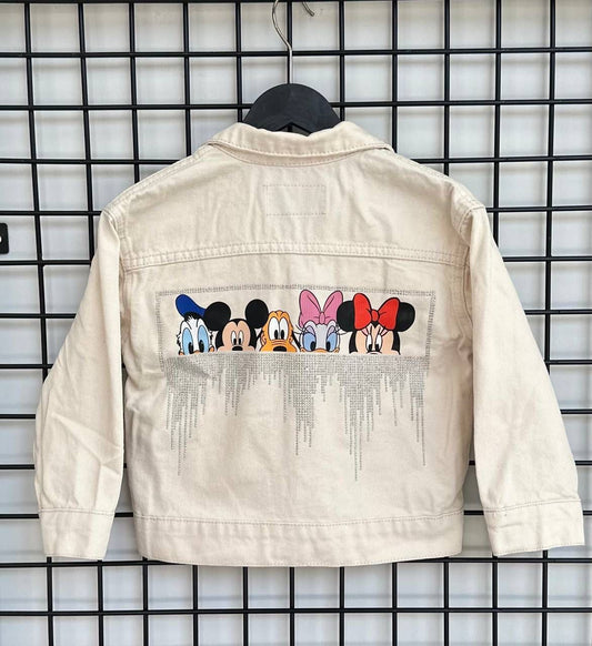 DENIM Jacket - Minnie Mouse - BEIGE - 3-10Y