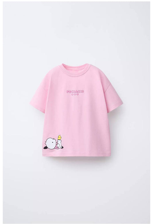 TSHIRT - POCHACCO - PINK - 2-7Y