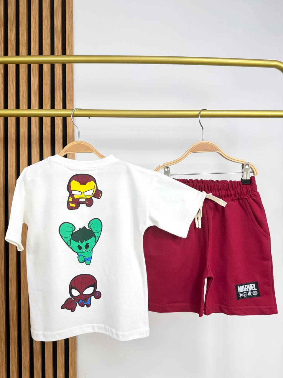 MARVEL - Shorts & Tshirt Set - 2-8Y