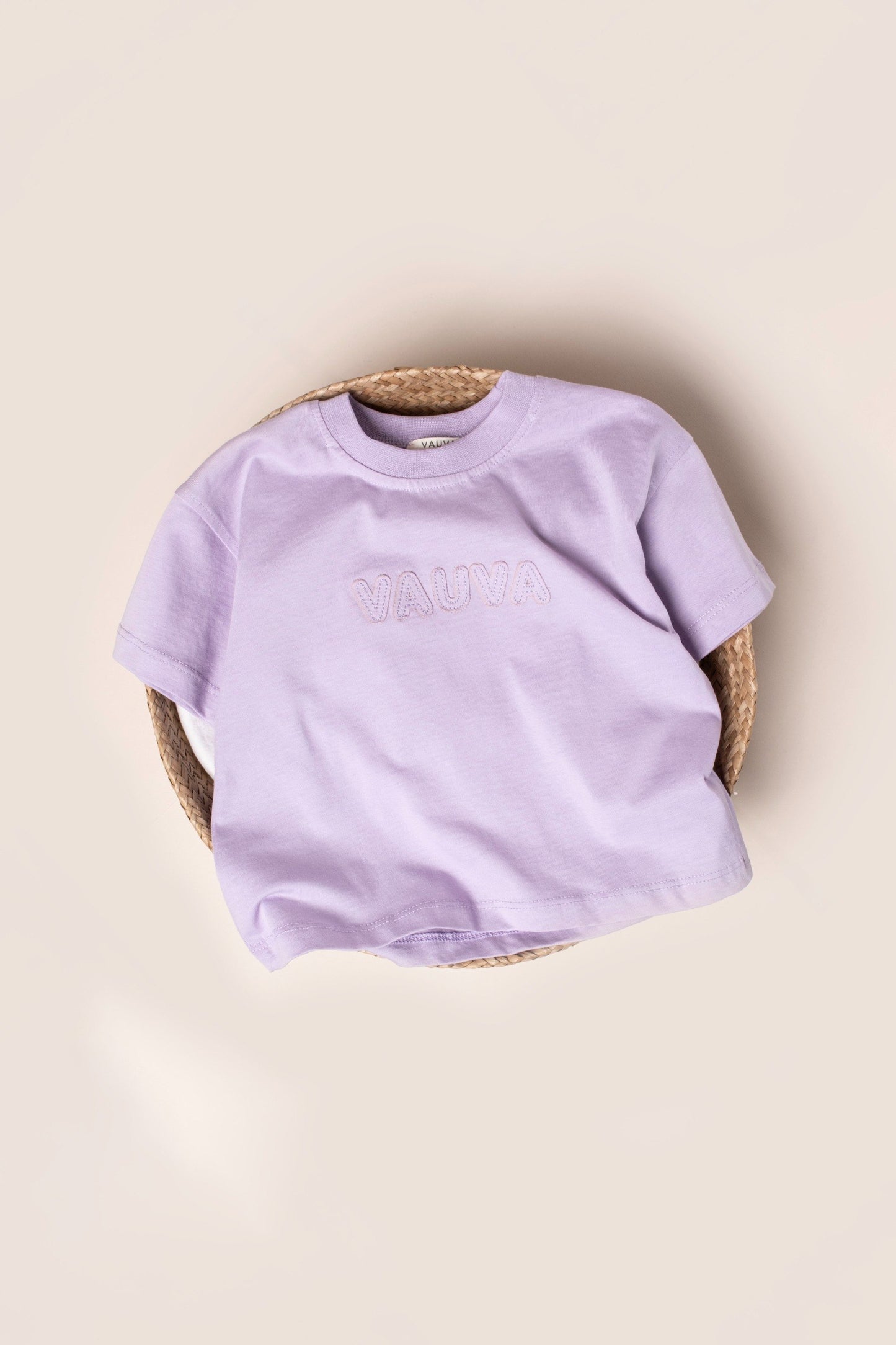 Cotton Purple Tshirt - 1-6Y