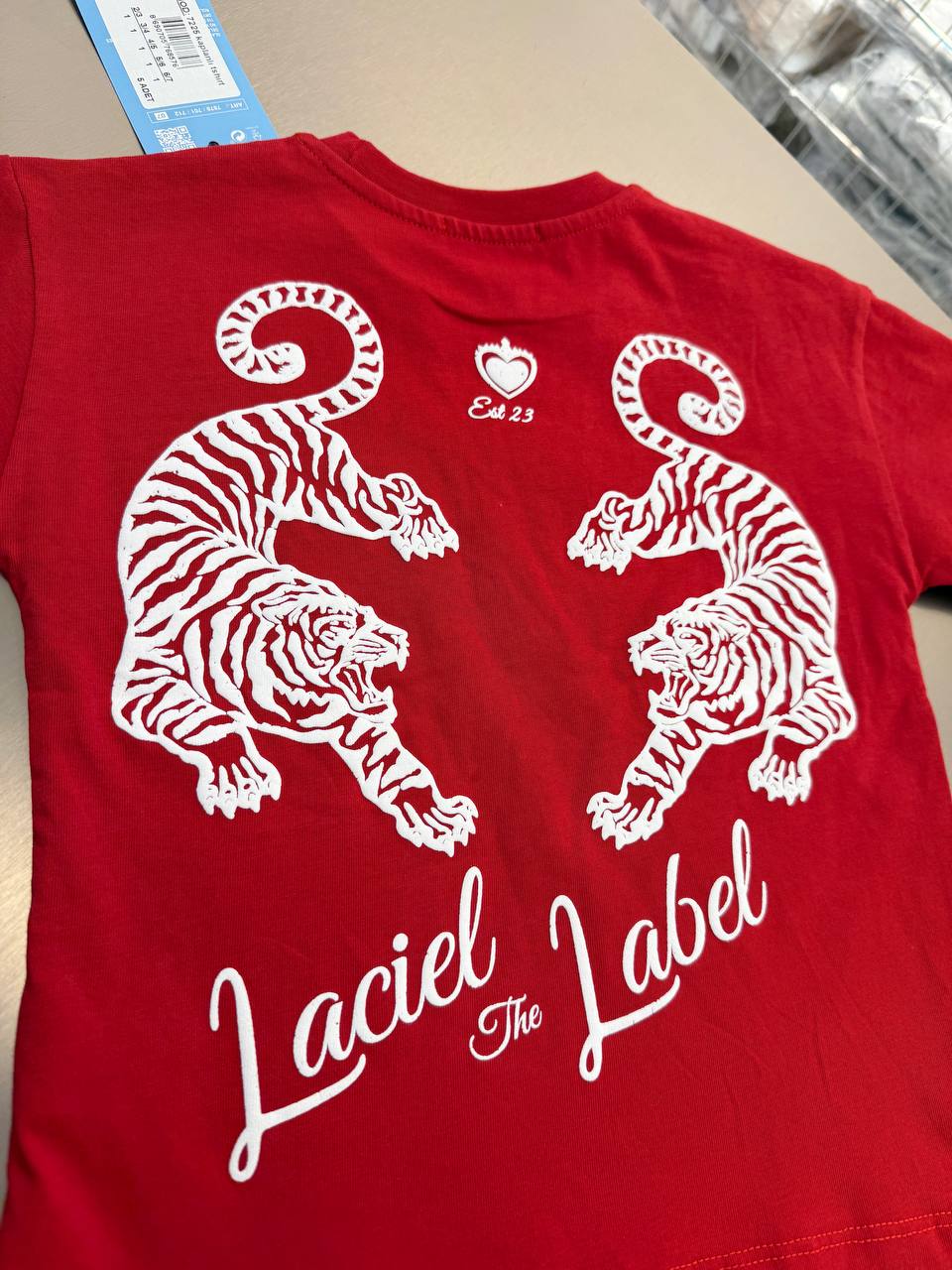The Label Red Tshirt - 2-7Y