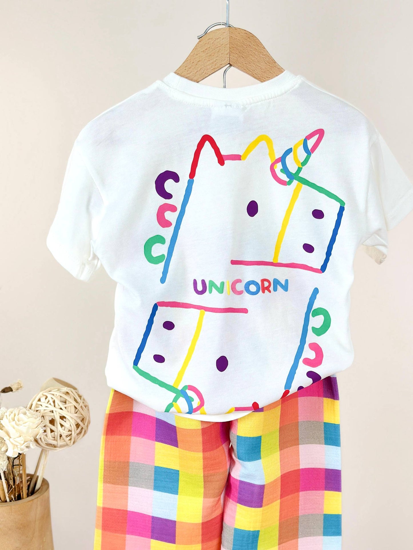 UNICORN Colorful Pants & Tshirt Set - 2-8Y