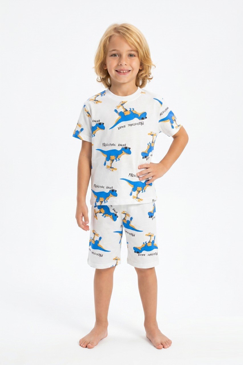 DINOs Shorts & Tshirt Pyjamas - 3-8Y