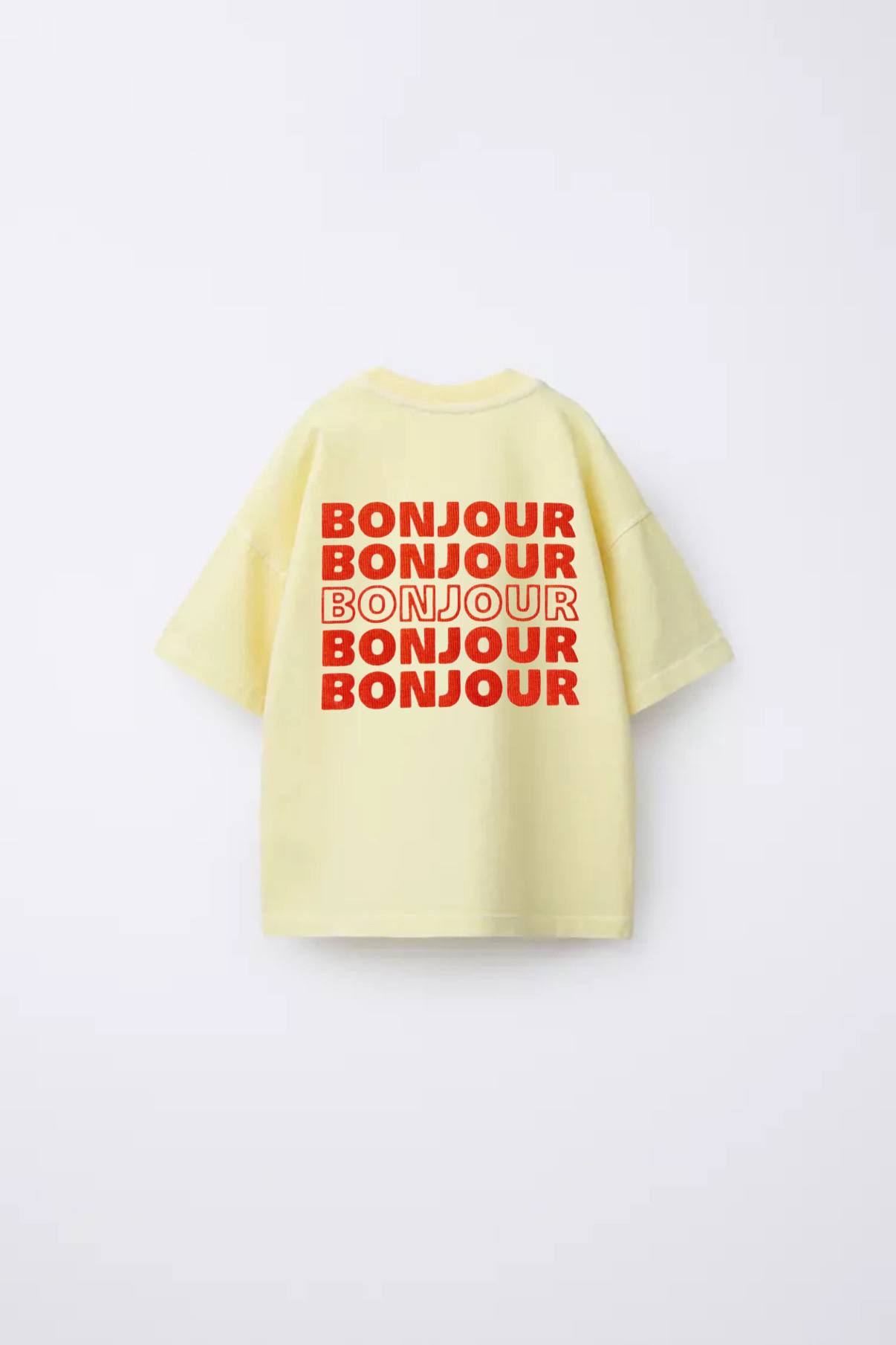 Bonjour Bonjour Tshirt - 2-7Y