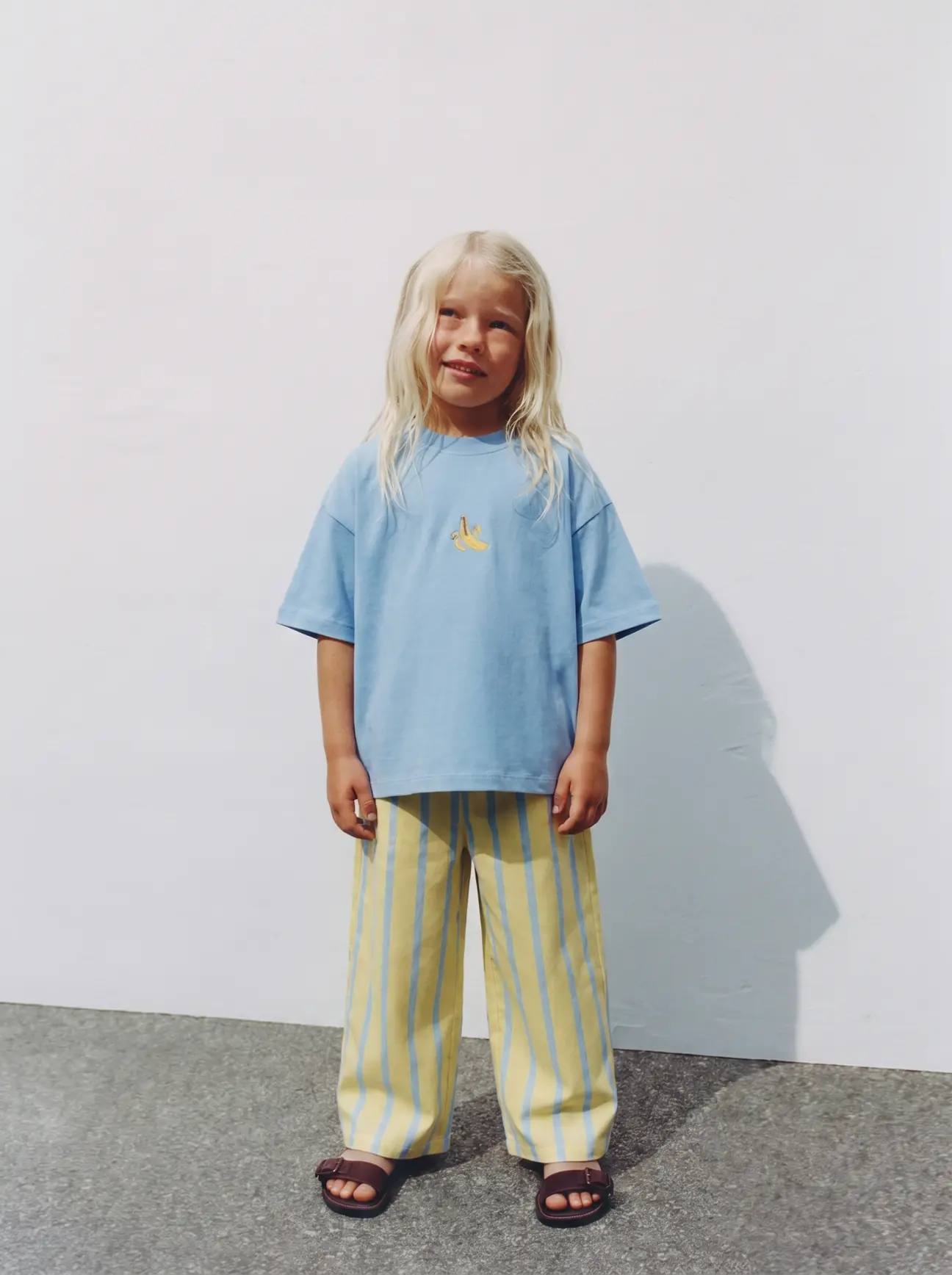 BANANA Striped Pants & Tshirt Set - 2-7Y