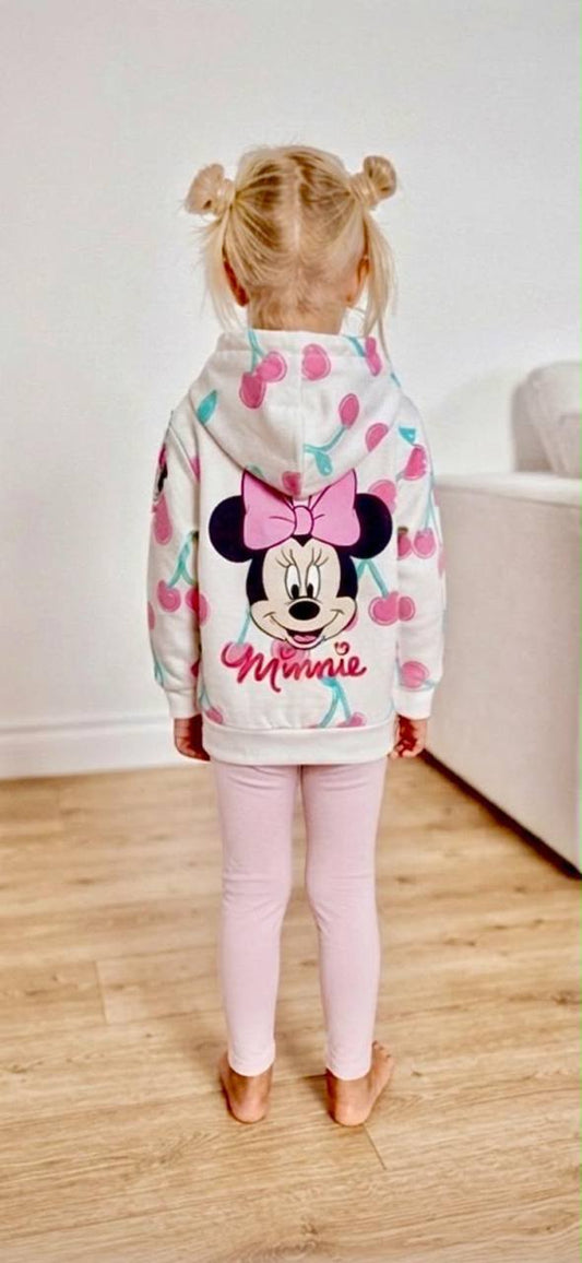 Minnie Mouse Cherry Hoodie & Legging Set - 2-8Y
