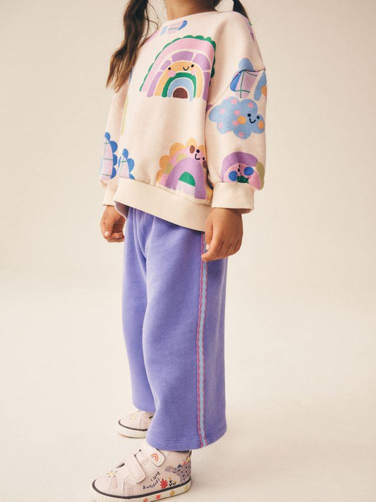 Cloudy Vibes Pants & Sweater Set - 2-8Y