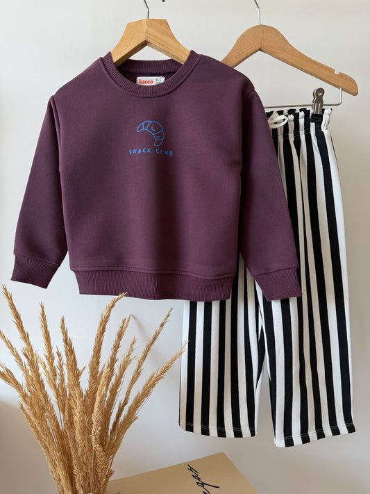 SNACK CLUB Sweater & Pants Set - 2-8Y