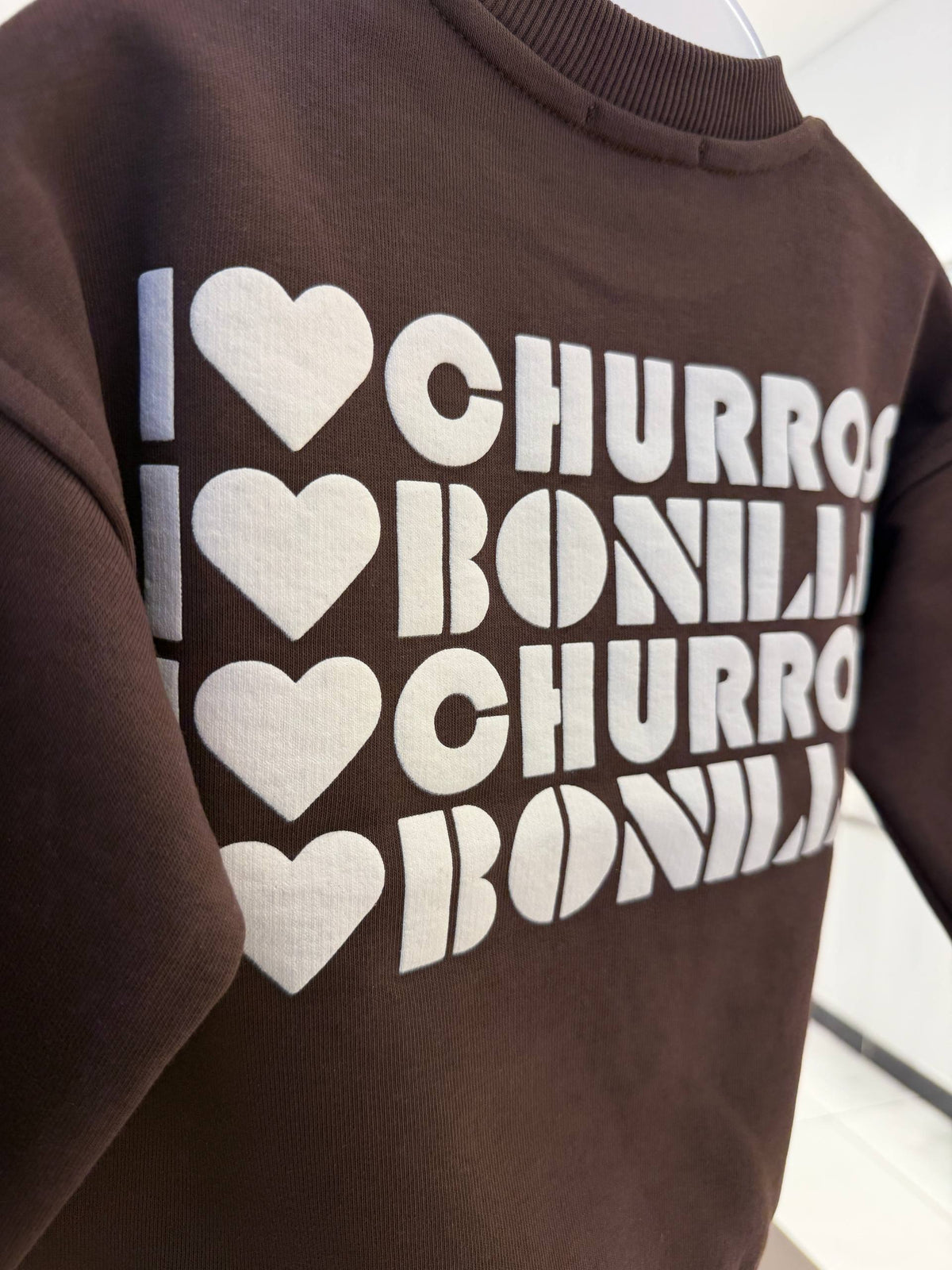 I Love Churros Brown Sweater - 2-7Y
