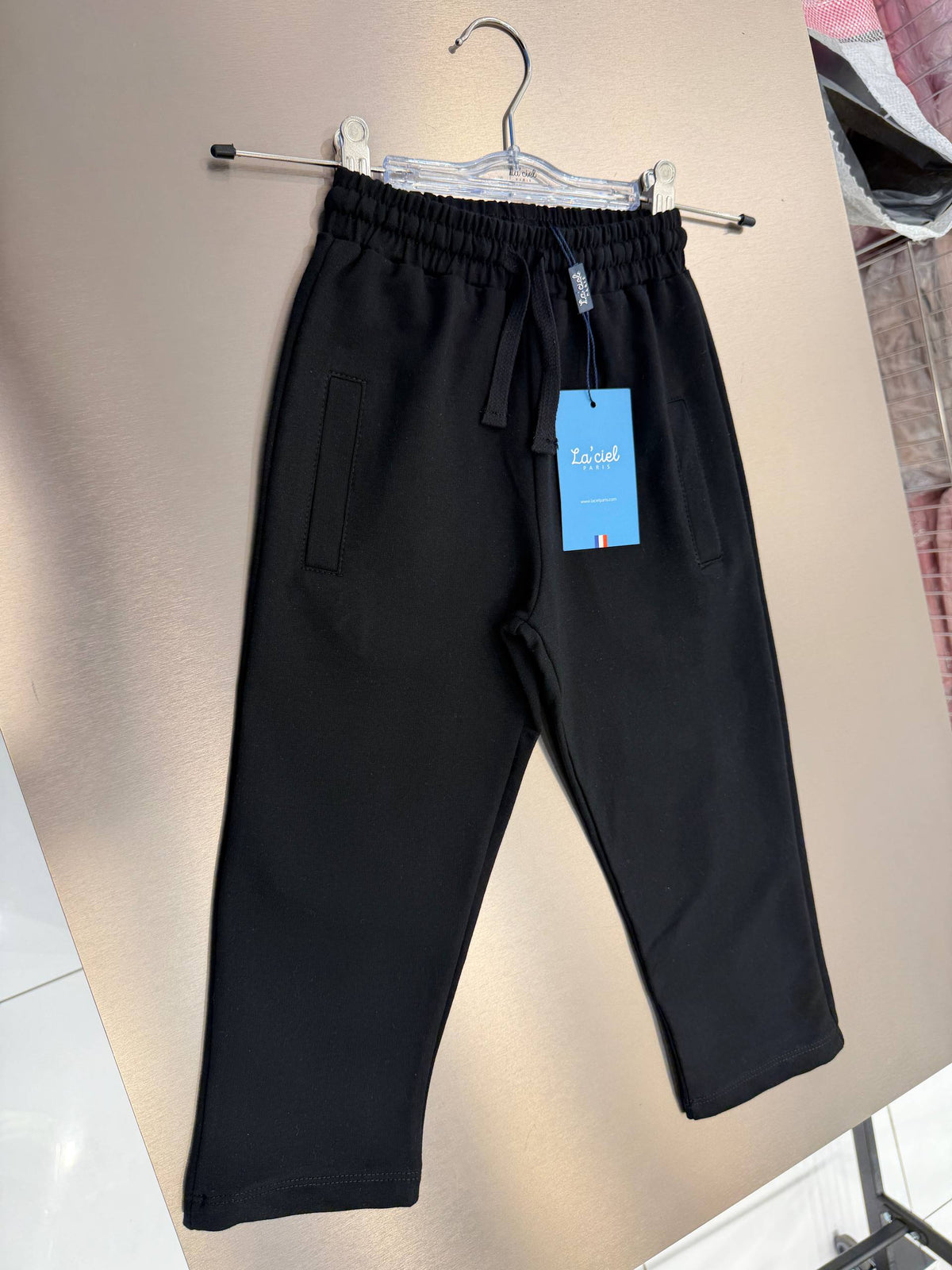 Cotton Joggers - 2 Threads - Black - 2-7Y