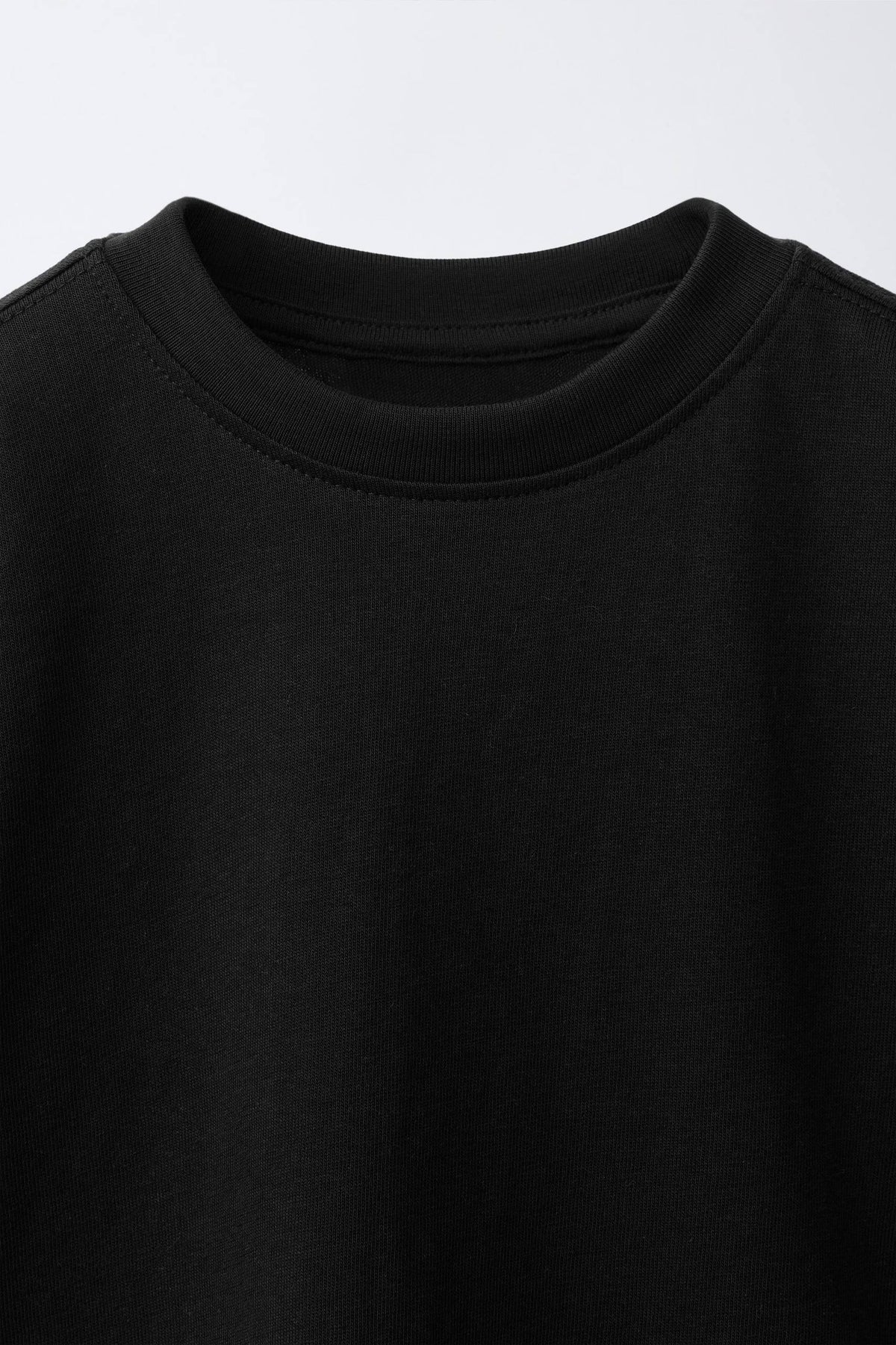 Long Sleeve Basic Sweater - Black - 2-7Y