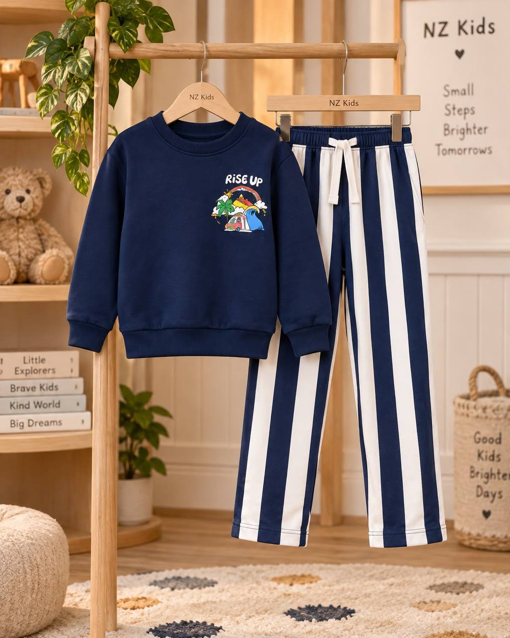 Rise Up Navy Set - 3-10Y