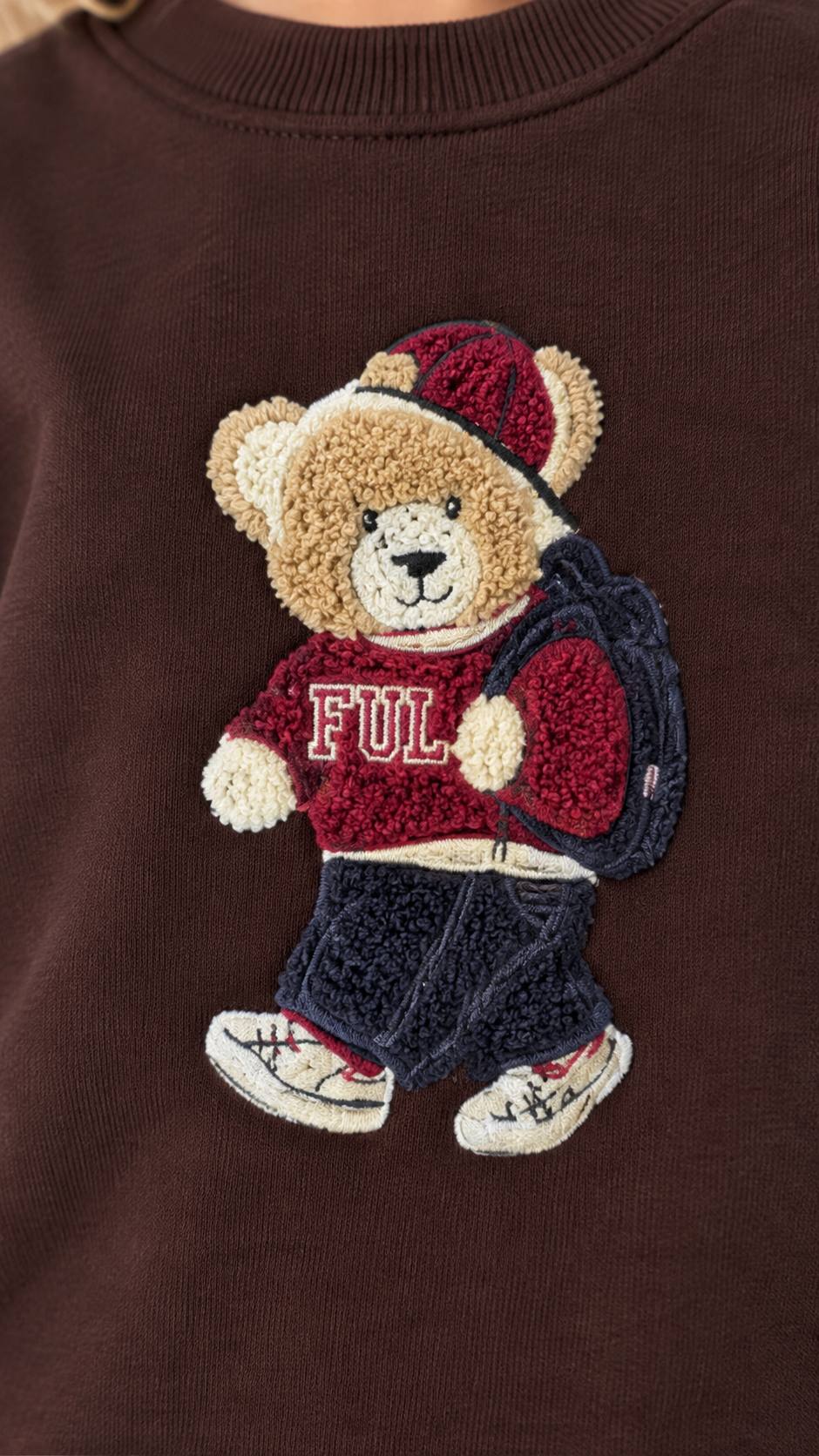 Teddy Bear Brown Checkered Set - 3-10Y