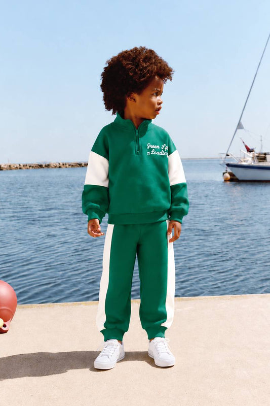 Lucky Vibes Green Set - 2-8Y