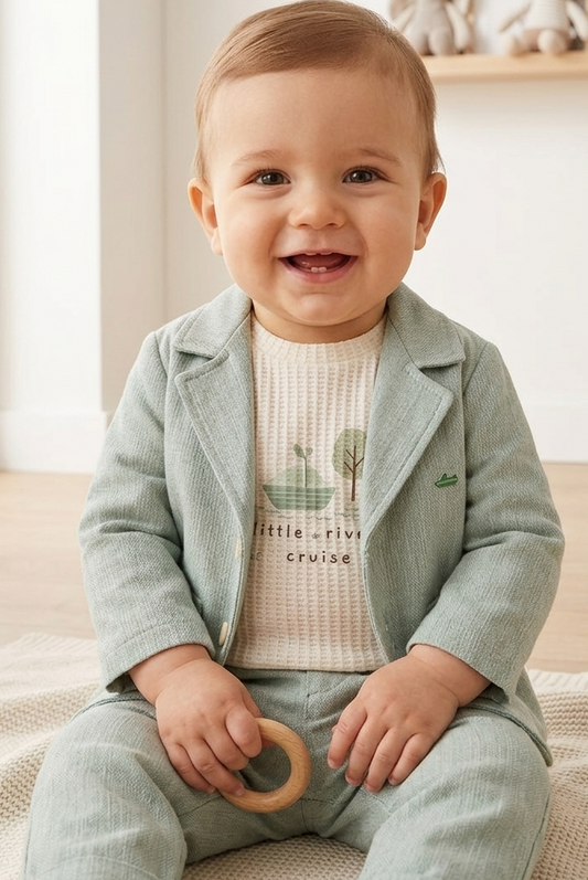 Mint GREEN SUIT 6M-3Y