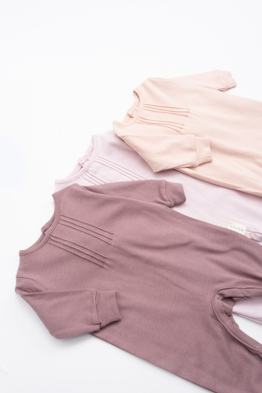 Newborn/Hospital Set - Basket of Blossoms - 7 PCS - Beige