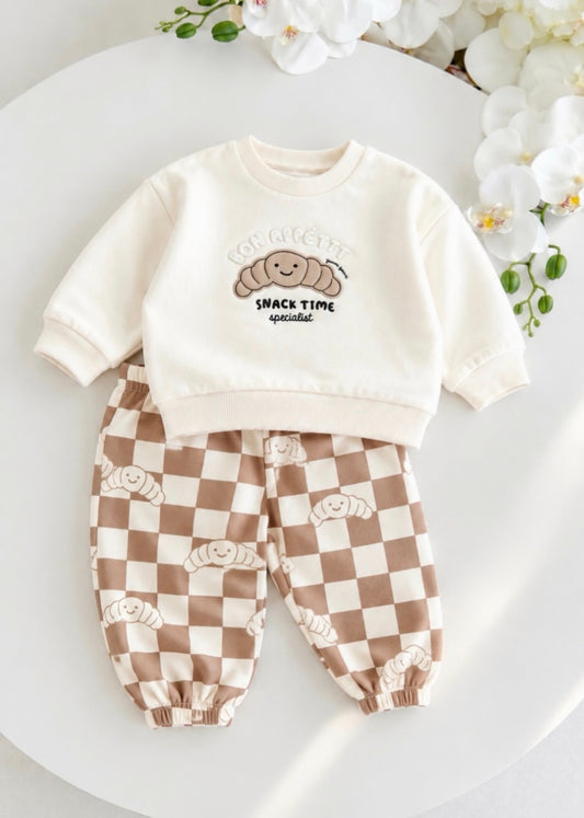 Croissant Baby Set - 6M-3Y