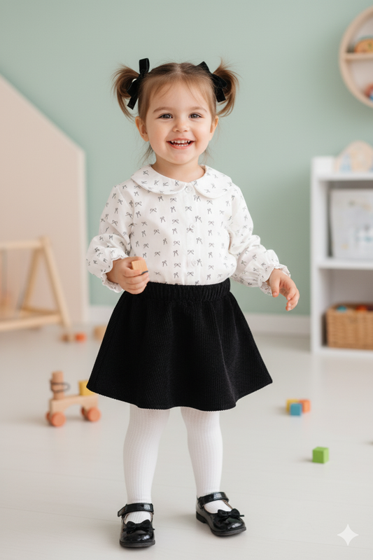 Mini Chic Skirt - BLACK - 1-6Y