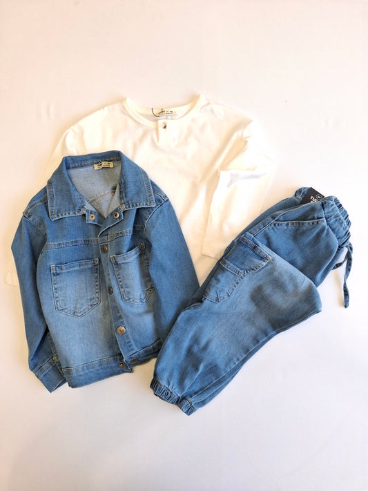 Boys Denim 3 pcs set – 3-7y