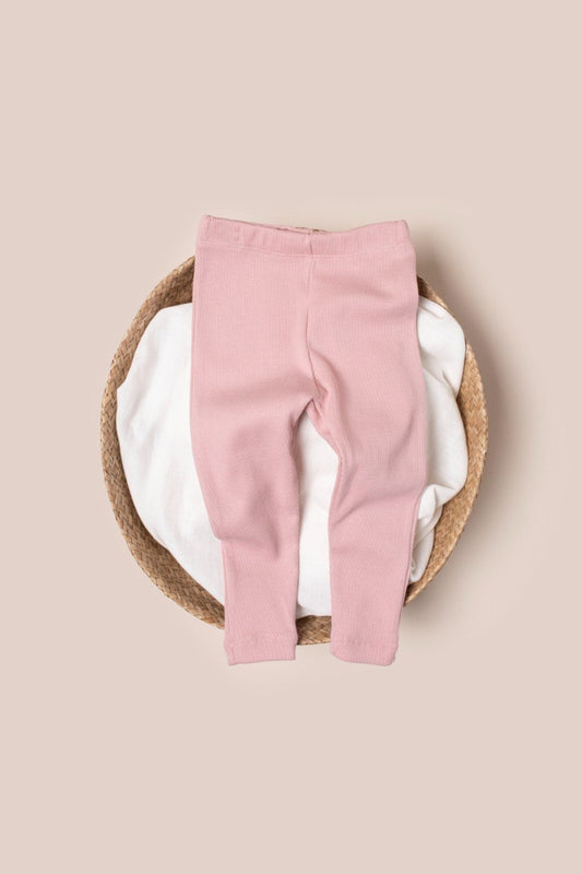 Cotton Legging Pink and Fushia 9M-4y