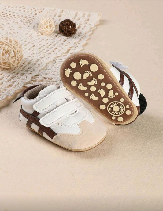 The Earthy Retro (White/Tan/Brown)