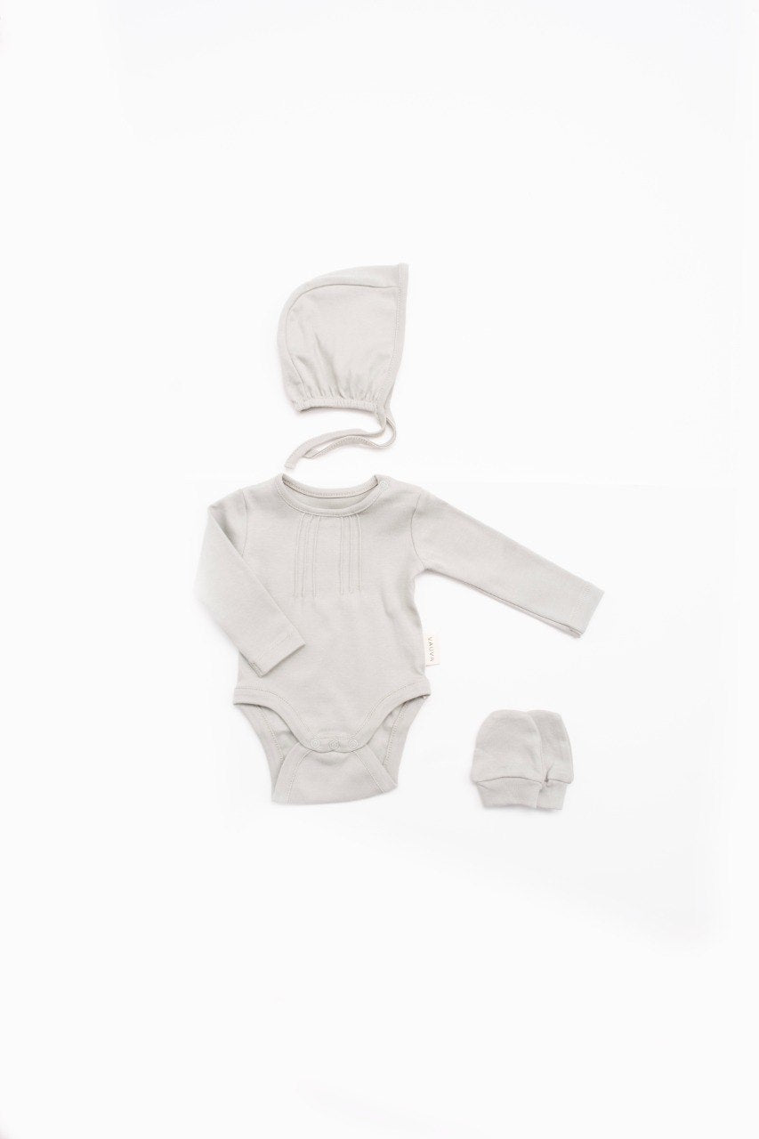 Newborn/Hospital Set - Pony - 7 PCS - Calm Blue