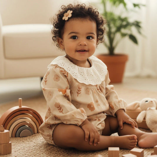 Meadow Bloom Romper - 3-24M