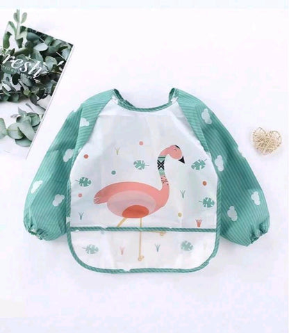 Waterproof Bibs - Long Sleeve (Animals)