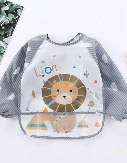 Waterproof Bibs - Long Sleeve (Animals)